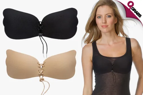 For QR39 Push 'em Up with Stick-On Push-Up Strapless Bras! (QR69 Value)